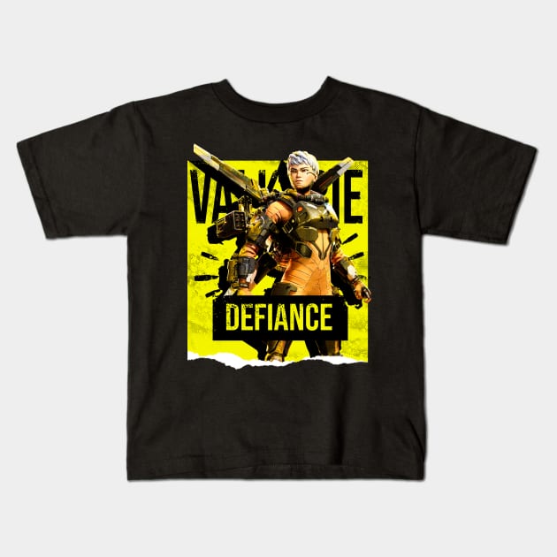 Apex Legends Valkyrie Defiance Kids T-Shirt by LucioDarkTees